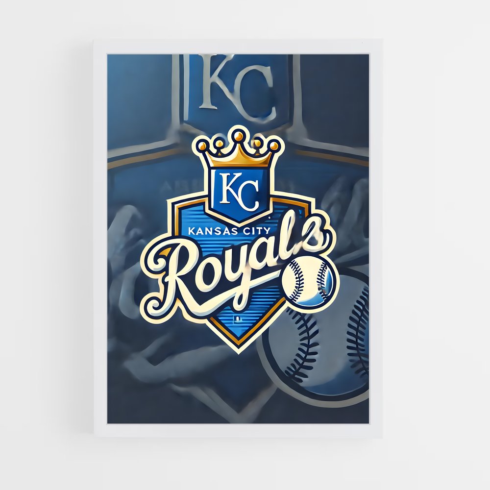 Poster Royals Unis – affiche Baseball (vue 3)
